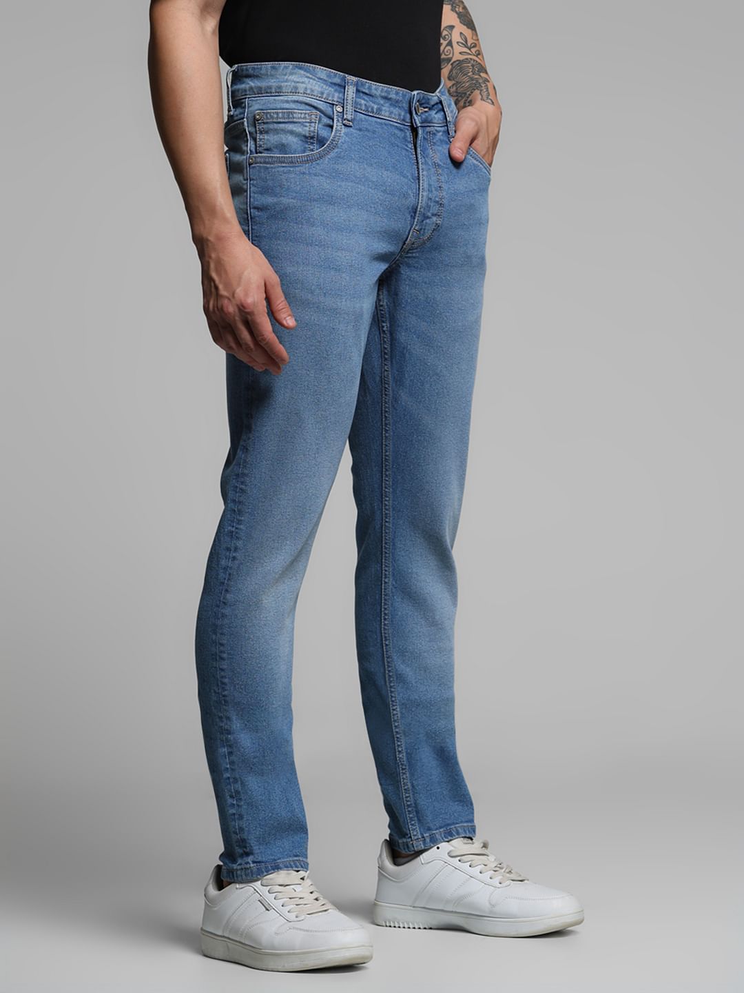 Low Rise Glenn Slim Fit Jack And Jones Buy Jack Jones Men Blue